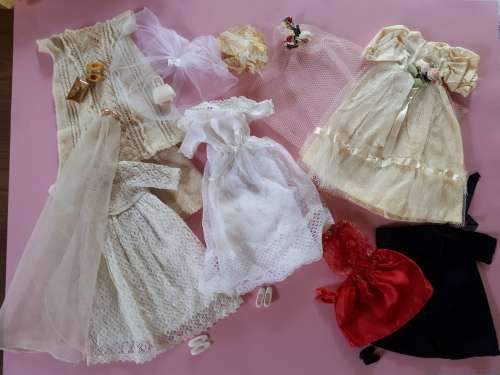 Large lot of Vintage and Mod Barbie doll items plus doll