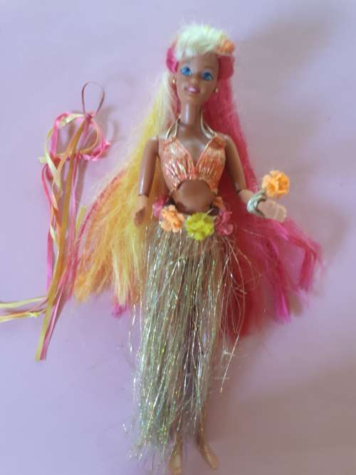 Hula Hair Barbie doll