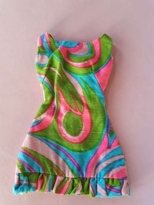 Vintage Barbie fashion 1968- Swirly cue