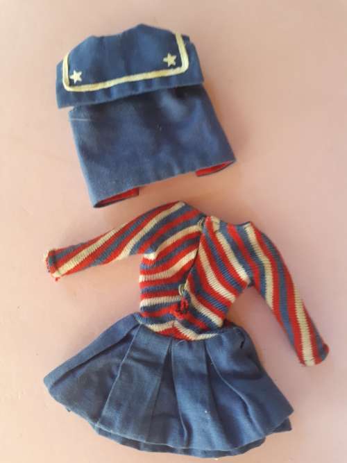 Vintage Barbie Skipper 1965 fashion-Ship Ahoy