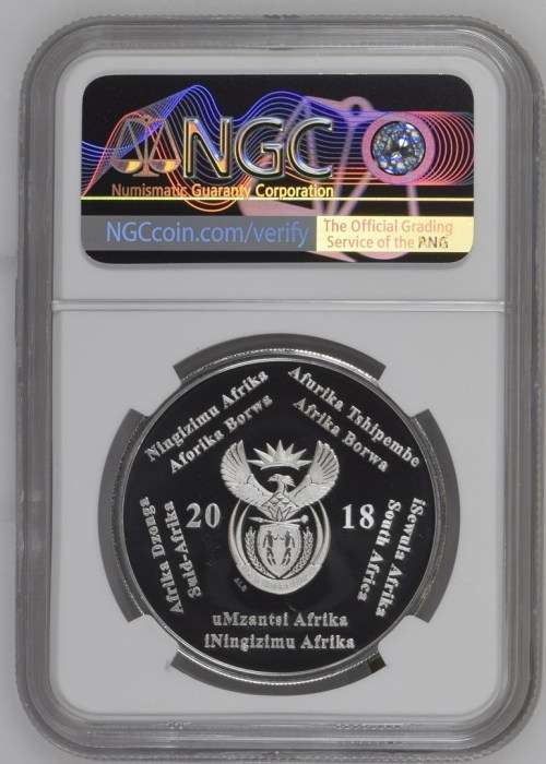 2018 RSA SR2 FIFA WORLD CUP RUSSIA NGC GRADED PF69 ULTRA CAMEO