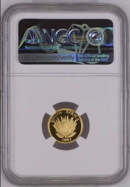 2002 Protea G5R Johannesburg World Summit NGC graded PF70 Ultra Cameo