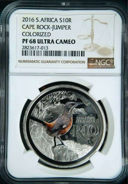 2016 SR10 Cape Rock-Jumper NGC Graded PF68 Ultra Cameo