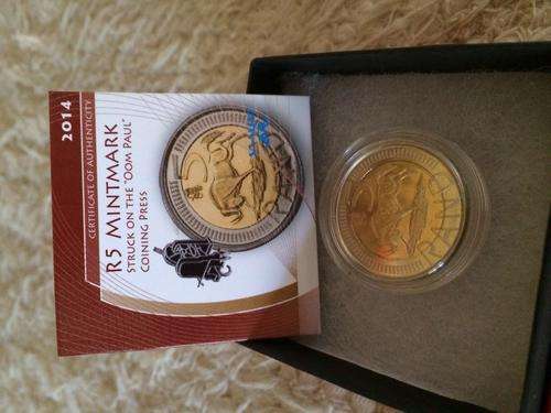 ***NEW*** 2014 Oom Paul mint mark R5 - with certificate and box!!