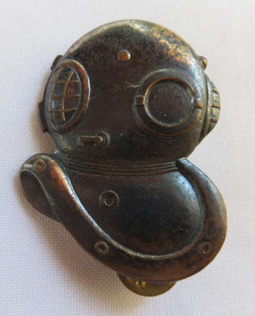 1 RECCE REGIMENT DIVERS BRONZE ARM BADGE-APPROVED IN 1973-2X PINS GUARANTEED ORIGINAL