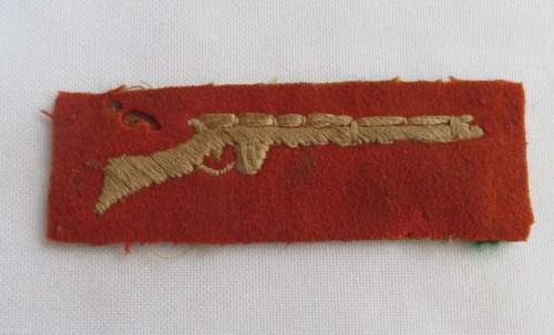 ARMY CADETS SHARP SHOOTER CLOTH BADGE