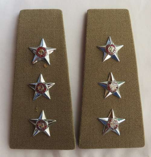 SADF RANK SLIP ONS FOR CAPTAIN 1970'S-2002