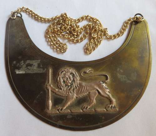 RHODESIAN INTAF CHIEF'S GORGET 1898- 1920'S