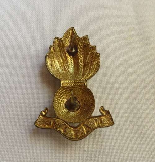 NATAL FIELD ARTILLERY BRASS COLLAR BADGE-WORN 1902-1939 & 1946-1960- 2 PINS