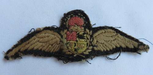 ORIGINAL SAAF WW2 PILOTS WING