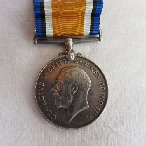 WW1 WAR MEDAL H.F. JOHNSON 6TH SA INFANTRY/DE LA REY RIFLES WITH 6 PAGES OF RESEARCH