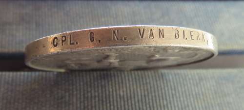 WW1 WAR MEDAL TO CPL G.N. VAN BLERK SAMC-7 PAGES OF RESEARCH
