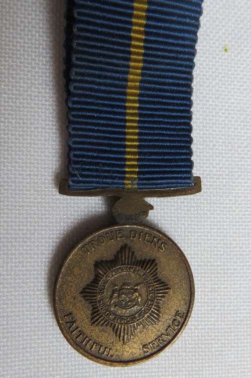 MINIATURE SAP FAITHFUL SERVICES MEDAL