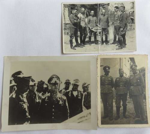 ORIGINAL WW2 GERMAN SOLDIERS PHOTOS-3 SOLD TOGETHER-PANTZER & INFANTRY
