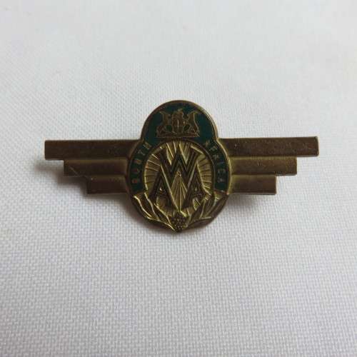 SA WOMEN'S AUX AIR FORCE WINGS 1ST ISSUE-STICKPIN INTACT