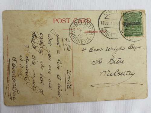 RHODESIA FDC X 2 & ONE POST CARD-SOLD TOGETHER