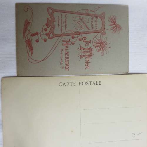 ORIGINAL WW1 GERMAN SOLDIERS PHOTOS X 2