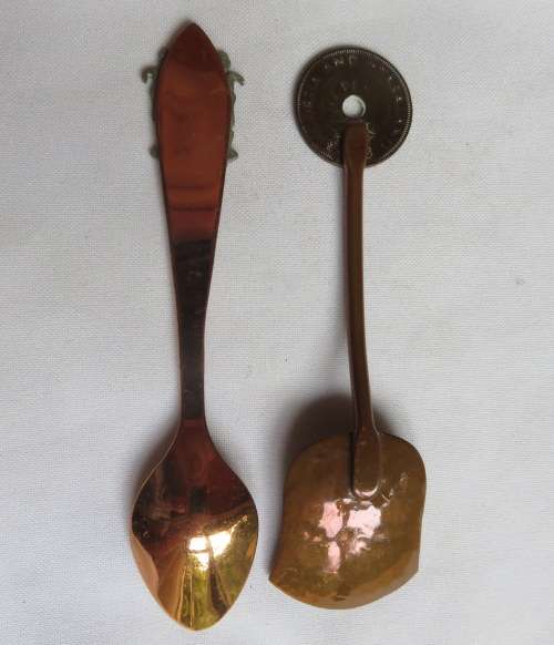 2X RHODESIA TEASPOONS-SOLD TOGETHER