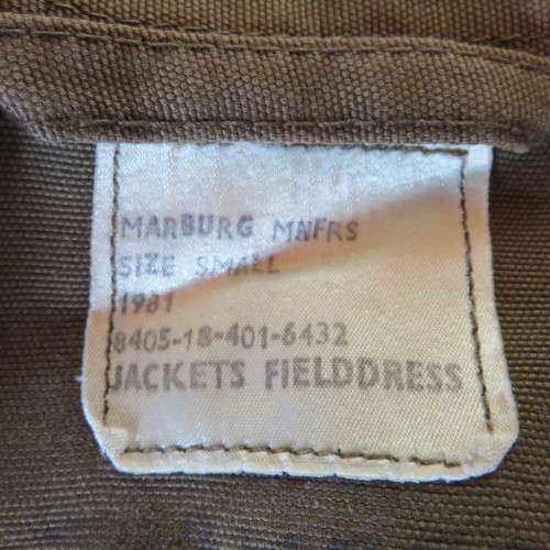SADF NUTRIA JACKET WITH MARKSMAN BADGE SIZE MEDIUM