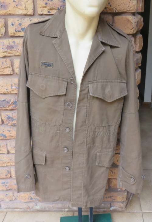 SADF NUTRIA JACKET WITH MARKSMAN BADGE SIZE MEDIUM