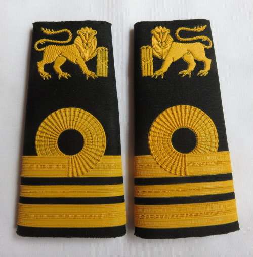 SA NAVY LIEUTENANT COMMANDO RANK PAIR
