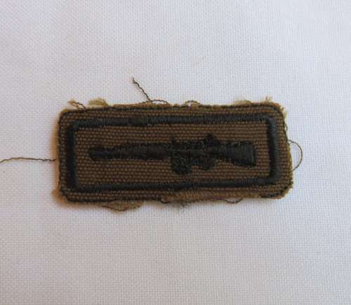 SA ARMY MARKSMAN BADGE- EMBROIDERED