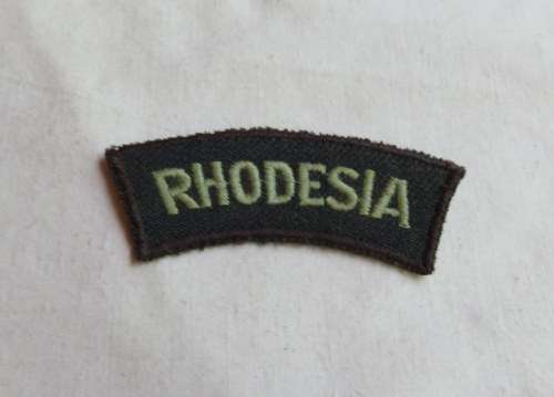 RHODESIA AIR FORCE SHOULDER TITLE 1960'S-1980-EMBROIDERED