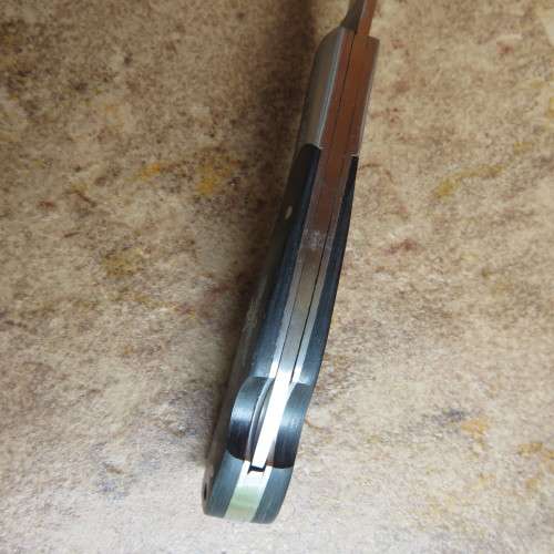 AWB BILTONG KNIFE ENGRAVED & GIVEN TO GENERALS IN THE AWB BY EUGENE TERBLANCHE-OVERALL LENGTH 150 MM