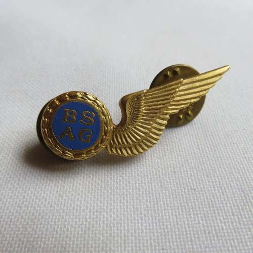 SAAF AIR GUNNER MESS DRESS WING 1960-1980'S- 2 PINS