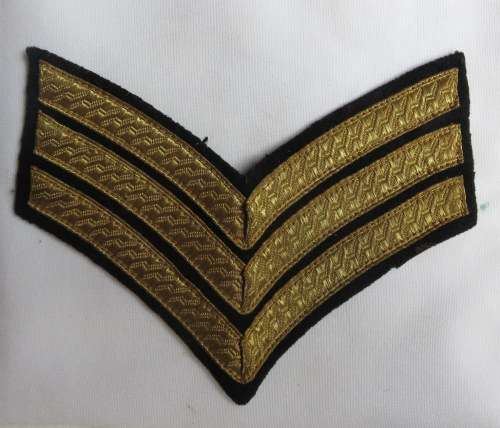 RHODESIAN BSAP RANK FOR SERGEANT-WINTER DRESS 1940'S-80