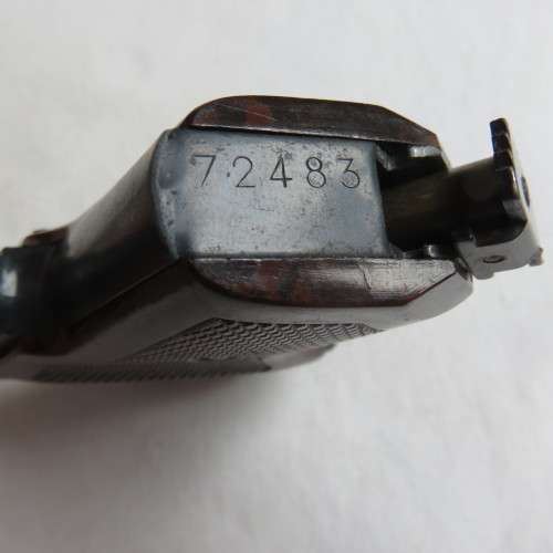 PERFECTA D.B.F. MADE IN GERMANY STARTER PISTOL-LOADS VIA A TUBULAR MAG IN THE BOTTOM OF THE BUTT-SHO