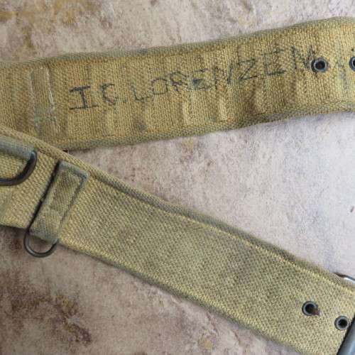 RHODESIAN WEBBING BELT EXTENDED LENGTH 106CM