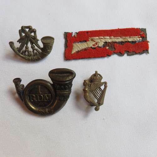 SELECTION OF 4 BRITISH BADGES-SOLD TOGETHER