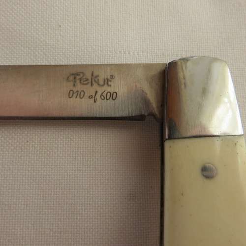 TEKUT BONE HANDLE BILTONG KNIFE MADE FROM 7CR 17 MOV STAINLESS STEEL-TOTAL LENGTH 154MM-COMES WITH L