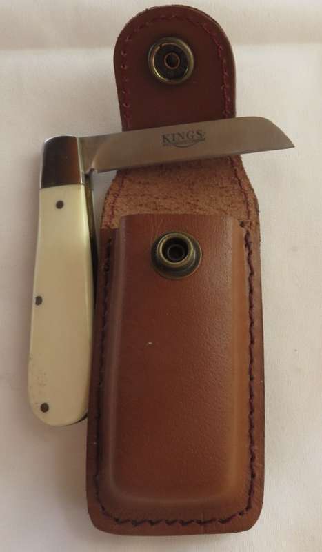 TEKUT BONE HANDLE BILTONG KNIFE MADE FROM 7CR 17 MOV STAINLESS STEEL-TOTAL LENGTH 154MM-COMES WITH L