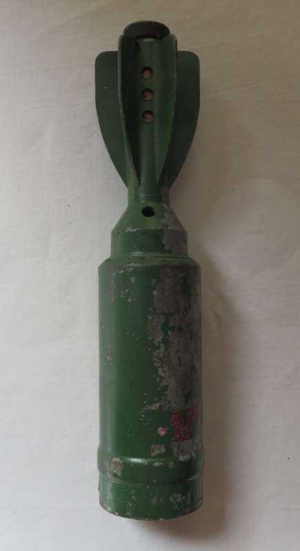 SADF BORDER WAR PERIOD MORTAR TAIL-MEASURES 22,5CM