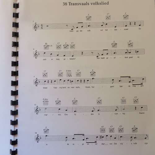 BOER WAR-OORLOGS LIEDEREN BUNDEL- A FACSIMILE COPY -23 PAGES