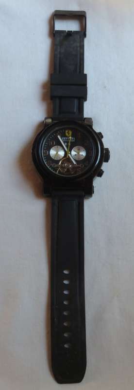 FERRARI CHRONOGRAPH-CASE WIDTH 49MM -CASE DEPTH 13MM-AUTOMATIC-WORKING CONDITION-NOT ORIGINAL