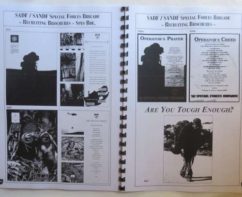 BADGE & INSIGNIA-SADF & SANDF SPECIAL FORCES-A FACSIMILE COPY 86 PAGES