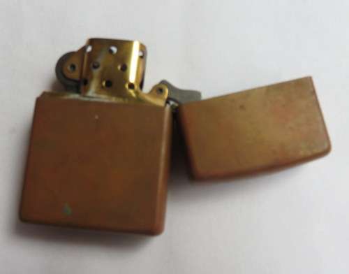 ZIPPO LIGHTER-ORIGINAL MADE IN USA IN BOX-NEED CLEANING & SERVICE
