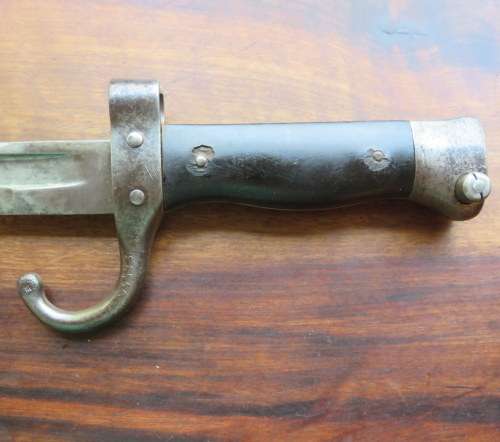 FRENCH 1892/17-1916 BAYONET FOR THE BERTIES CARBINE-USED BY FRENCH FOREIGN LEGION/FUSILIERS MARINES-