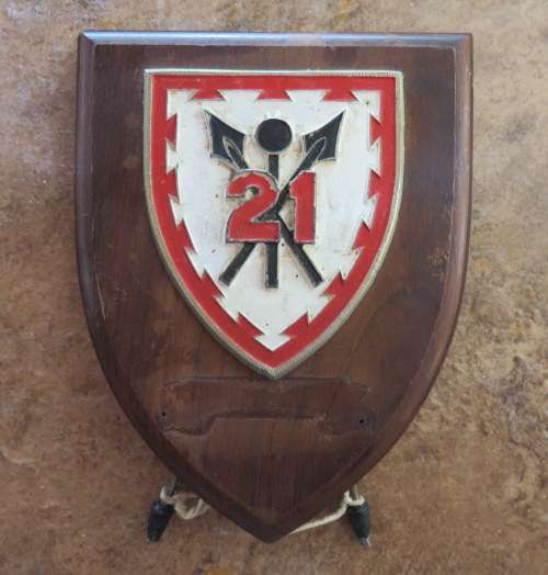 21 BATTALION PLAQUE