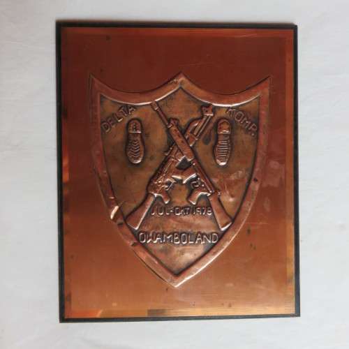 DELTA KOMPANY PLAQUE-MEASURES 19X24 CM