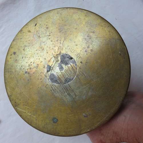BOER WAR 130MM SHELL DATED 1896 BERNDORF-HEIGHT 105CM