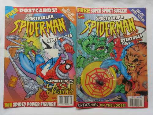 SPIDERMAN 4TH AUG 99 & 9 JUNE 99- SOLD TOGETHER