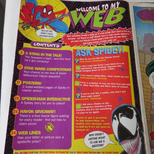 SPIDERMAN 3RD SEPT 97 & 1ST OCT 97-SOLD TOGETHER