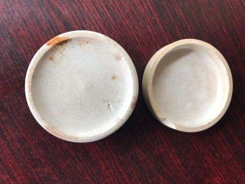 VINTAGE CHERRY TOOTH PASTE JAR