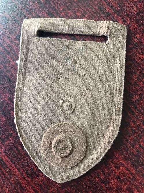 7 SA INFANTRY BATTALION TUPPER FLASH- ORIGINAL