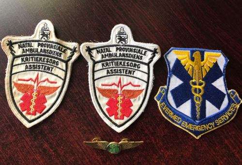 UMHLANGA EMERGENCY SERVICES PILOT WING-ONE OF ONLY 4 EVER ISSUED-SOLD WITH 3 PATCHES -DIRECT FROM TH