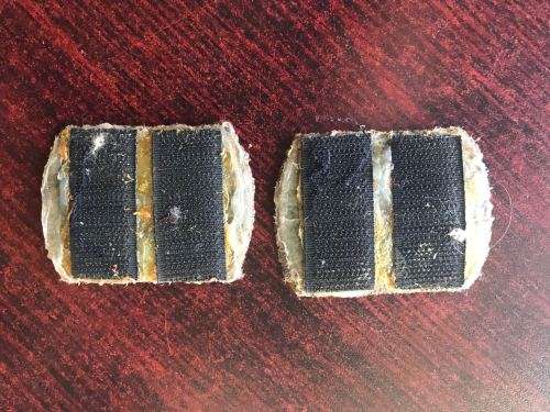 RANK PAIR FOR SERGEANT MAJOR  CLASS 2 -EMBROIDERED-1970'S-2002
